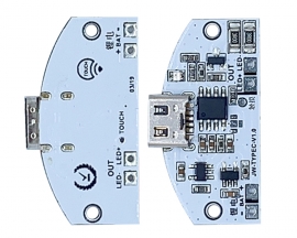 USB Touch Table Lamp Dimmer LED Driver 0-100% Stepless Dimmer Module Charging Protection Circuit